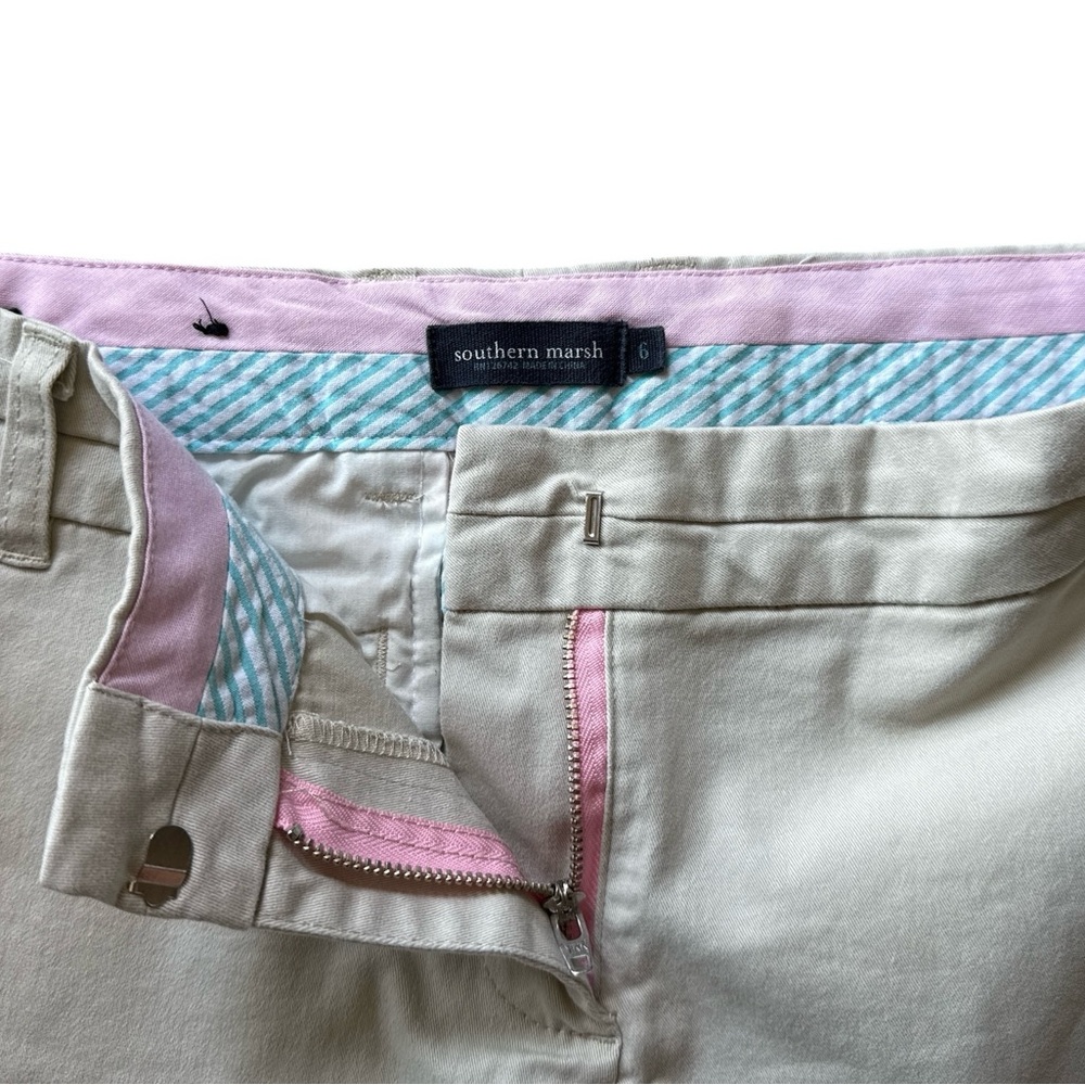 Southern Marsh Women's Khaki Brighton Chino Shorts NWOT - Picture 4 of 7